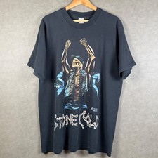 Vintage 1998 WWF Stone Cold Steve Austin X Ray Skeleton T Shirt XL picture