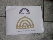 Sarah's Silks Wooden Rainbow Playsilk Display  picture
