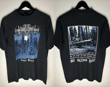 Vintage Nokturnal Mortum Lunar Poetry T-Shirt Full Size TS1117 picture
