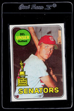 1969 Topps - Del Unser #338 (RC) EX picture