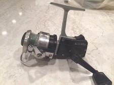 Mitchell 4430 Vintage Spinning Fishing Reel Black/Silver with Line picture