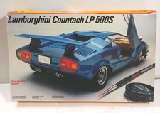 Testor Fujimi Lamborghini Countach LP 500S 1/20 Model Kit 421 Complete Unbuilt  picture