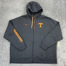 Tennessee Volunteers Hoodie Mens 3XL Gray Nike Full Zip Sweatshirt PE Team Issue picture