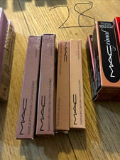 M·A·C Full Size Mixed Makeup Lot Dazzle Lip + Matte/Satin + Gel Eye Liner picture