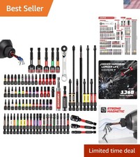 82Pieces Impact Screwdriver Bits Set, Magnetic S2 Steel Phillips/Square/Torx/... picture
