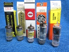 NEW AA5 Tubes 50C5 12AV6 12BA6 12BE6 35W4 NOS SET All American Five Radio NIB picture