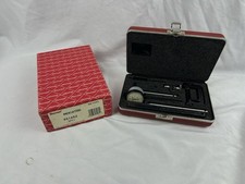 Starrett 651A5Z Back Plunger Dial Indicator Kit with Case 0-50-0 Dial Light Use picture