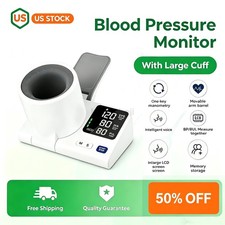 Blood Pressure Monitor Arm Barrel Digital LED Blood Pressure Machine Home Use picture