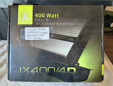 JL Audio JX400/4D Class D 4-Channel Car Audio Amplifier 400W RMS picture