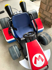 Super Mario Bros Mario Battery Powered Ride-On Kart w/ Steering Wheel, RW&B Seat picture