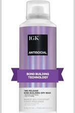 IGK Antisocial Overnight Bond-Building Dry Hair Mask 5 oz. BUY MORE & SAVE 🩷 picture