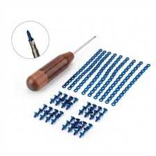 Maxillofacial 10 Pcs 1.5mm Mini Plates 80 Pcs Titanium Screws & Screw Driver Set picture
