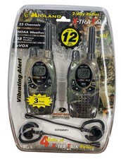MIDLAND Camo GXT450 X-Tra Talk 2-Way Radios 22 Channels 12 Mile Range New NOS picture
