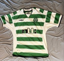 UMBRO CELTIC FC JERSEY 2001 2002 2003 HOME RETRO SHIRT KIT SOCCER FOOTBALL M picture