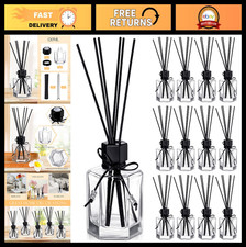 12 Set 120ml Reed Diffuser Bottles - Empty Glass Jars for Home Fragrance Decor picture