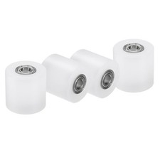 4Pcs Nylon Roller Wheel with Bearings 1/4