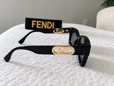 Fendi FE40050I 52A Dark Tortoiseshell/Gold 53-18-145 New Authentic. Italy. picture