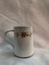 Vintage Noritake China NINON Creamer Pitcher 7 oz Pattern 6609 Gold Rose Japan M picture