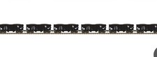 MTH Premier 20-90570 CENTRAL R.R. of PENNSYLVANIA 2-Bay Fish Belly Hopper 6-PACK picture