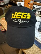 JEGS Racing Hat Cap--Black-Adjustable Strap picture
