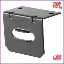 58300 VehicleSide Trailer Wiring Mounting Bracket for 4Way Flat, GLOSS BLACK ... picture