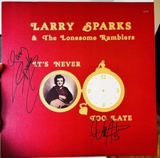 Larry Sparks & Billy Strings signed vinyl  picture