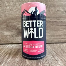 BetterWild Allergy Relief Dog Soft Chews 30 Ct Skin Coat & Immune Support New picture