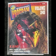 Rare WWF 1998 Royal Rumble Arena Edition Program + Match Card Stone Cold Wins picture