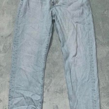 Levi's Premium 501 Classic Button Fly Light Wash Jeans W29 L30 picture