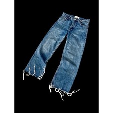 Reformation Trouser Jeans Womens 27 soft denim Wide Leg Sydney Wash picture