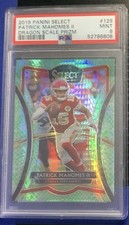 2019 Select TMall PATRICK MAHOMES Dragon Scale Prizm /88 Premier Psa 9 Mint picture