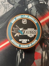 San Jose Sharks vs. Los Angeles Kings Game Day Puck 10/3/26 picture