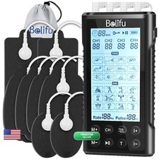 Belifu 4 Channel Tens Unit Electro Muscle Stimulator Fully Isolated Independent picture