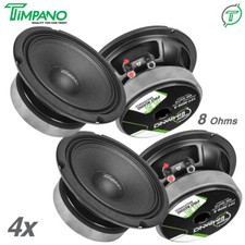 4x Timpano Audio TPT-MD6-8 Pro Audio Midrange Loudspeaker 6 Inch 8 Ohm 2400 W picture