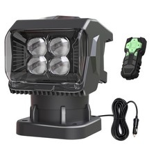 Remote Control LED Spotlight for Truck Search Light 50W Off-Road Light | 360°Aut picture