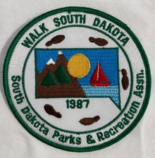 Vintage 1987 Volksmarch Walk South Dakota SD Parks & Recreation Assn picture