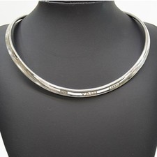 Tiffany & Co. Signed Sterling Silver 925 Cuff Bracelet, Silver Tone picture