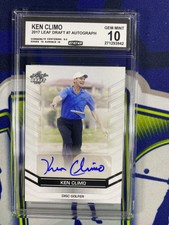 2017 Leaf Draft Autograph Ken Climo CCG 10 picture