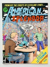 AMERICAN SPLENDOR 14 ◉ Rare Comic 1989 HARVEY PEKAR * VERY HIGH GRADE NM  👀 picture