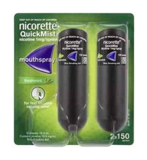 Nicorette Quickmist Duo FRESHMINT, 2 x 150 sprays
