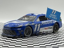2025 Denny Hamlin Martinsville Win 11 Against The World Flag Display 1:24 NO CAR picture