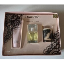 Danielle by Danielle Steel Perfume Gift Set 1.7 oz EDP Lotion Candle Rare 3pc picture
