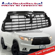 New Fits 2014 2015 2016 Toyota Highlander Grille Front Bumper Upper Lower Grille picture