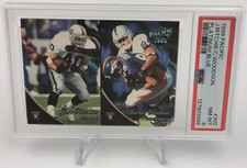 CHARLES WOODSON Trading Card  1999 Pacific #302  RARE/75 BLUE  w J RITCHIE PSA 8 picture