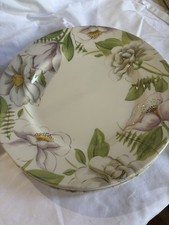 Royal Stafford Earthware England “Magnolia Flower” (4) Dinner Plates 11” #0176 picture