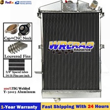 Aluminum Radiator For Jaguar XK140 XK 140 M MC 3.4L l6 BASE 1955-1957  Manual picture