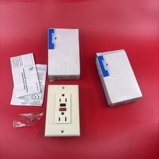 Lot of 2 LEVITON 6599-A GFI GFCI RECPEPTACLE OUTLET picture
