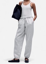 lululemon athletica Mid-Rise Gray Relaxed Jogger Sweatpants XS (4/6) WORN 1X picture