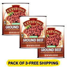Free Shipping Keystone All Natural Ground Beef, 28 oz Can 3 cans picture