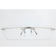Silhouette Rimless Titanium Eyeglasses Frames Silver Minimalist 52-19-140 39702 picture
